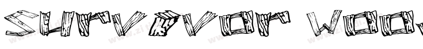 Survivor Wood字体转换
